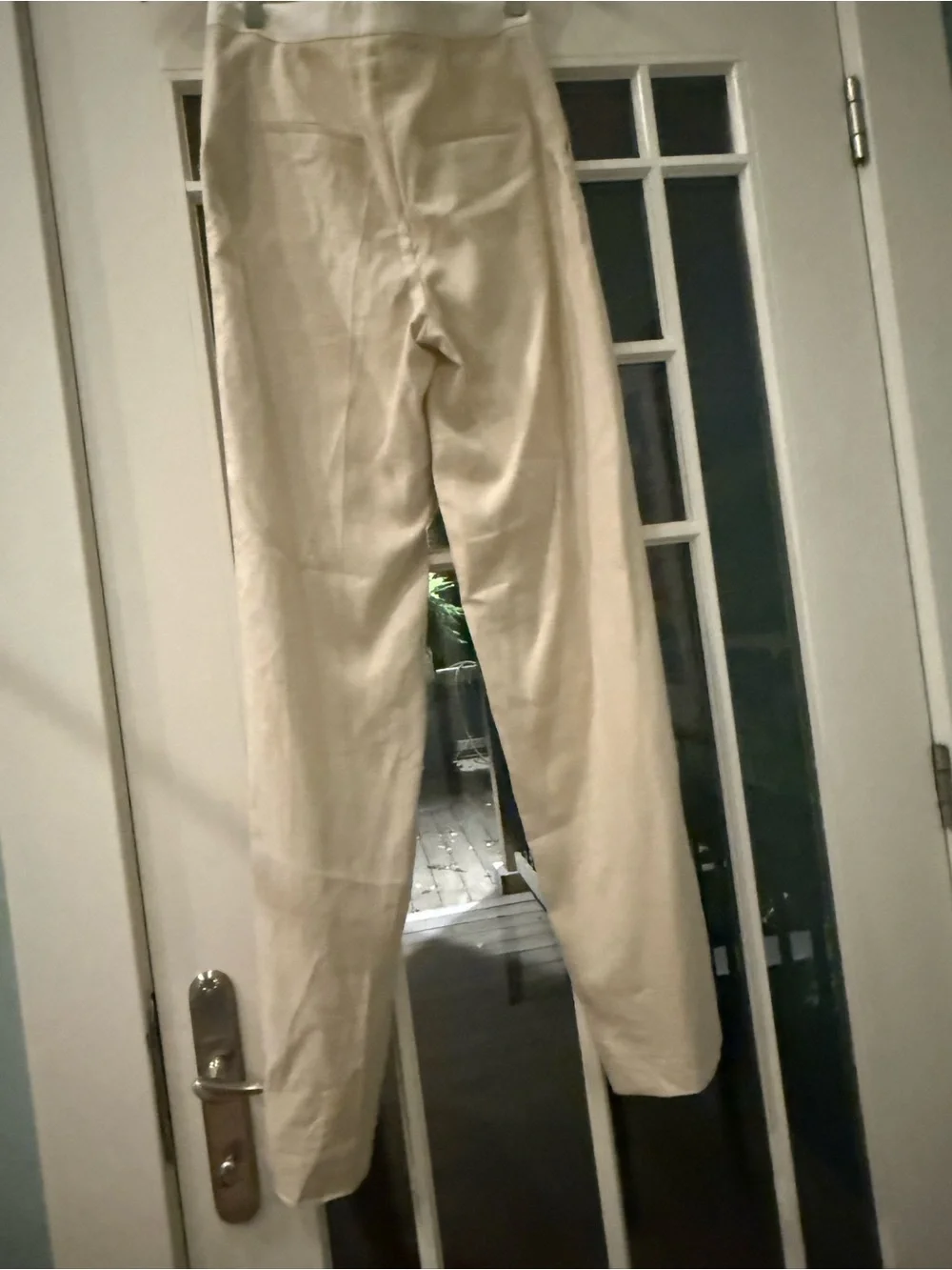 Zara xs linen pants with pockets in the front